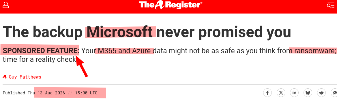 The backup Microsoft never promised you