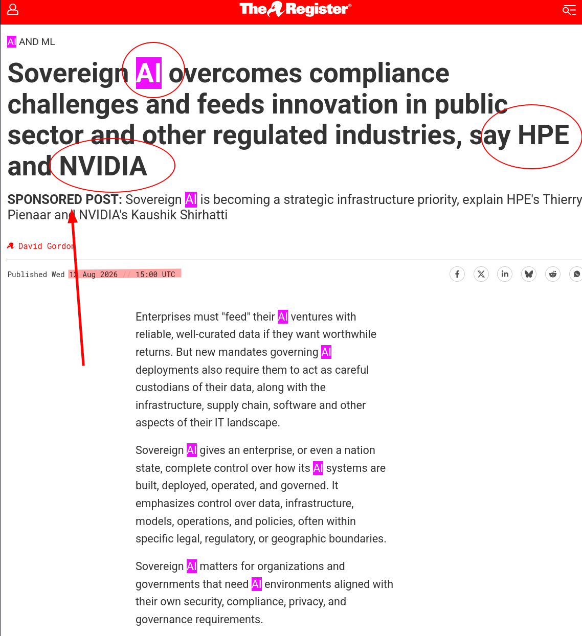 Sovereign AI overcomes compliance challenges and feeds innovation in public sector and other regulated industries, say HPE and NVIDIA
