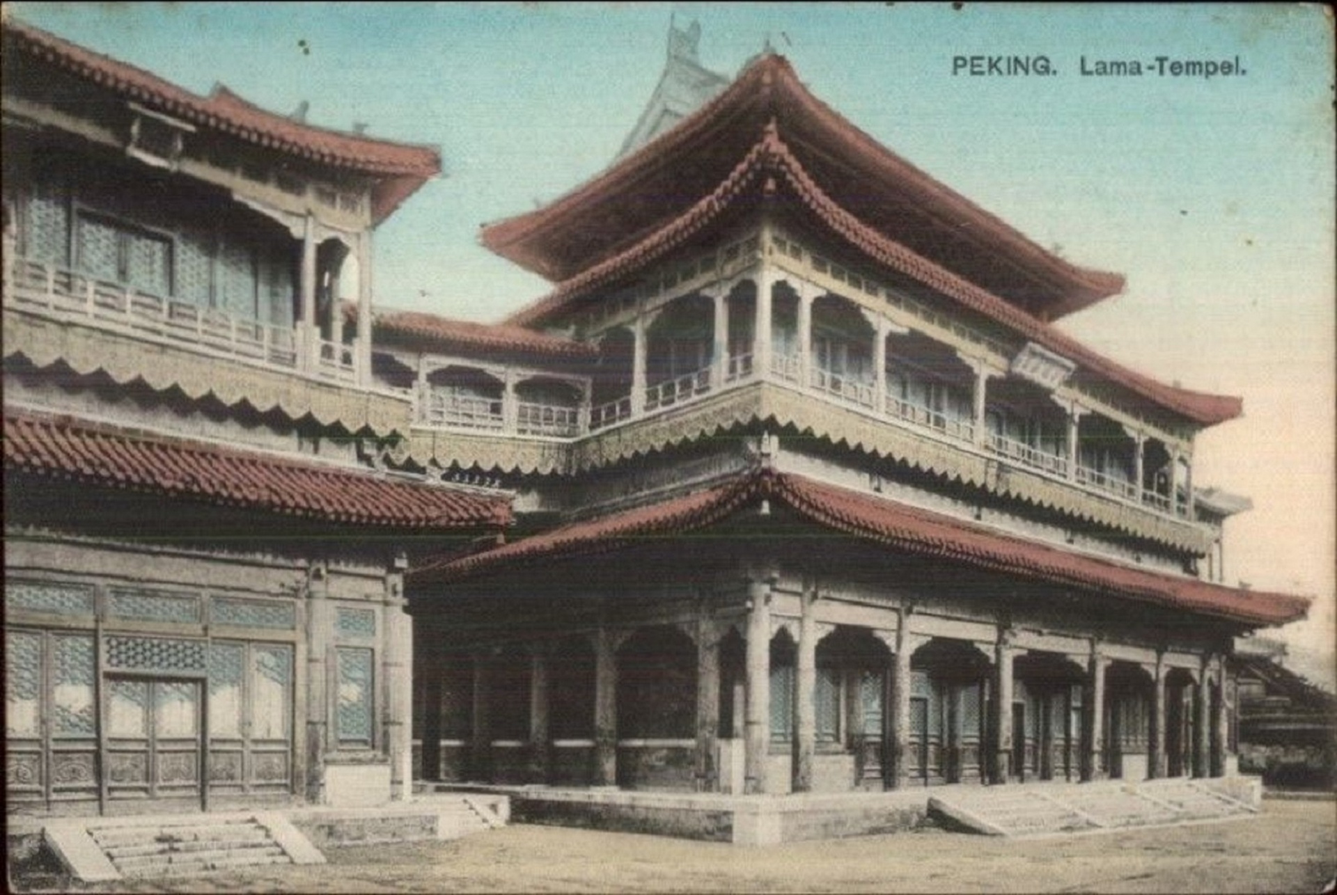 Beijing Peking Lama Temple ca 1910
