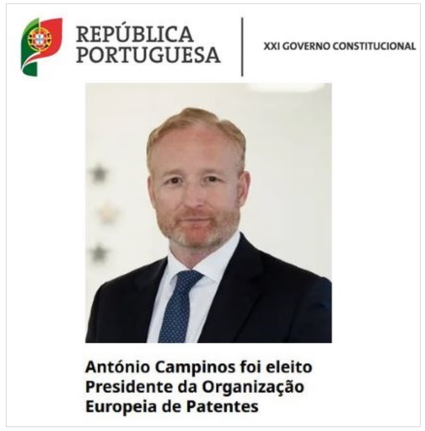 António Campinos as EPO President