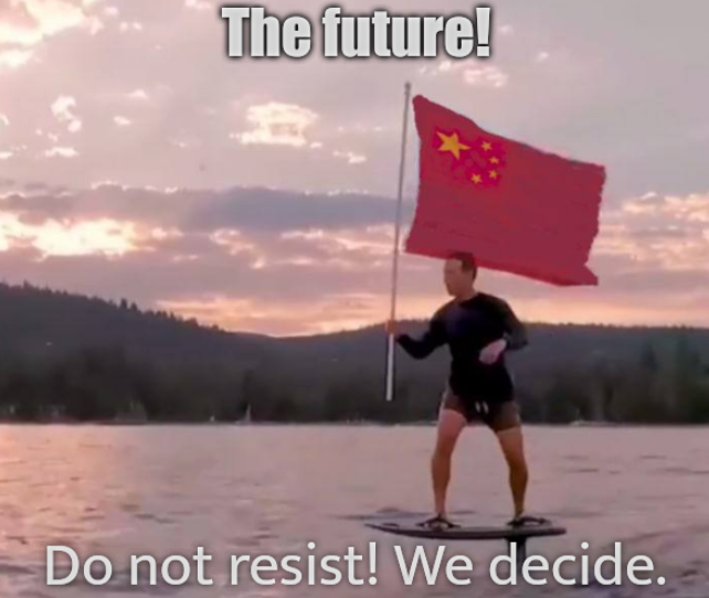The future! Do not resist! We decide.