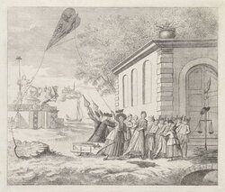 Cartoon about the Orange-minded of Rotterdam