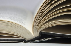 Open book with pages