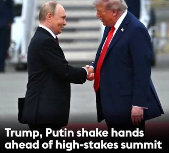 Trump, Putin shake hands ahead of high-stakes summit