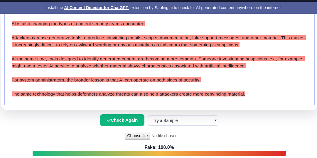AI is also changing the types of content security teams encounter.