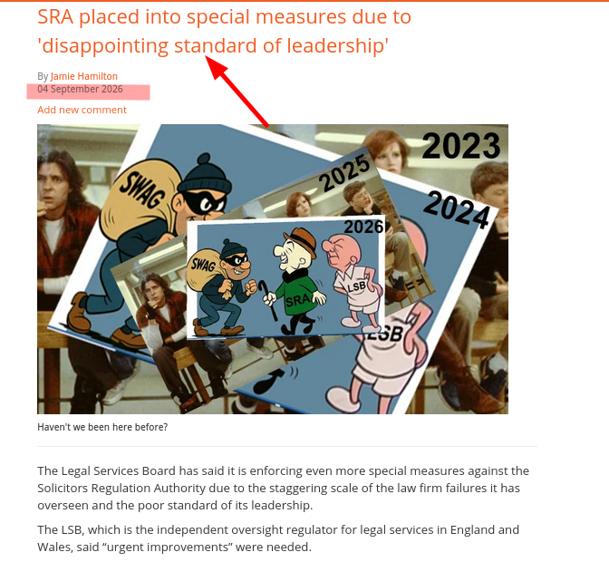 SRA placed into special measures due to 'disappointing standard of leadership'