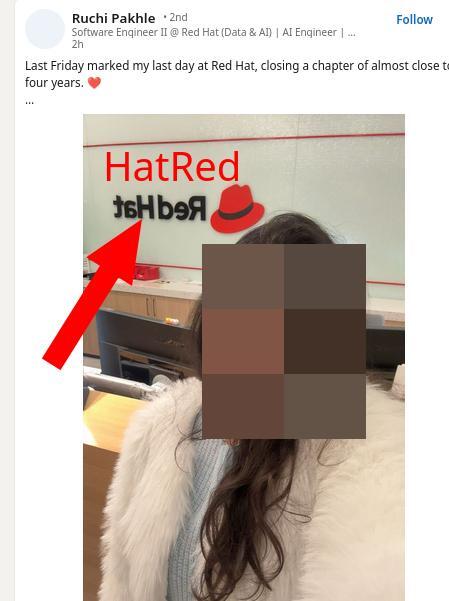 Last Friday marked my last day at Red Hat [HatRed], closing a chapter of almost close to four years.