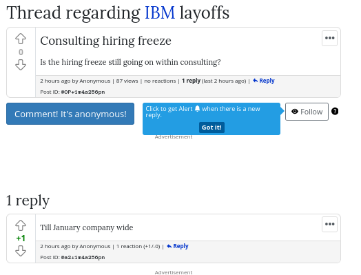 Consulting hiring freeze