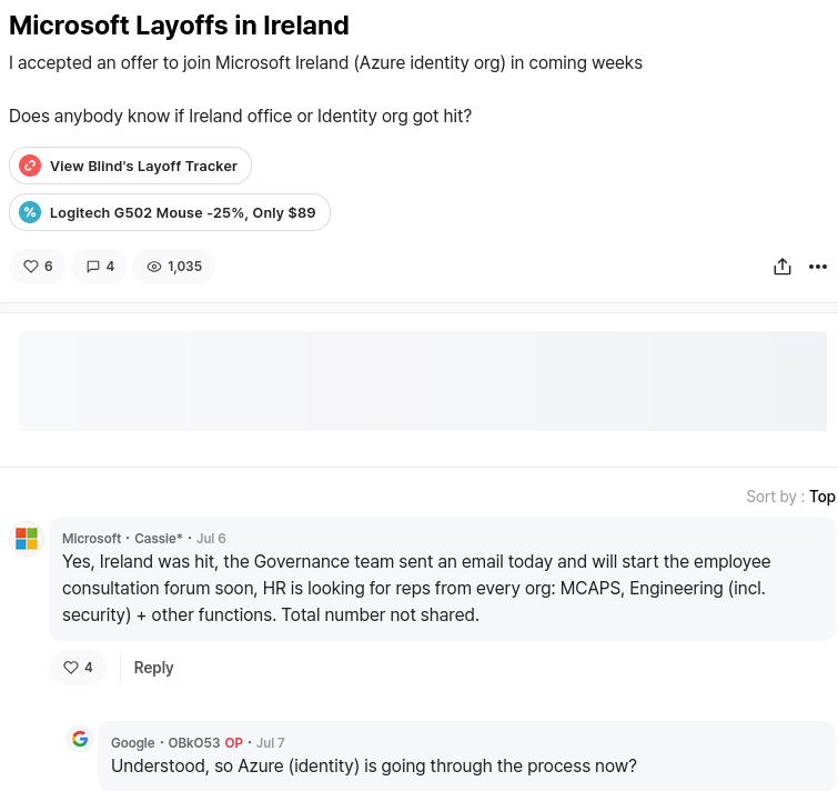 I accepted an offer to join Microsoft Ireland (Azure identity org) in coming weeks