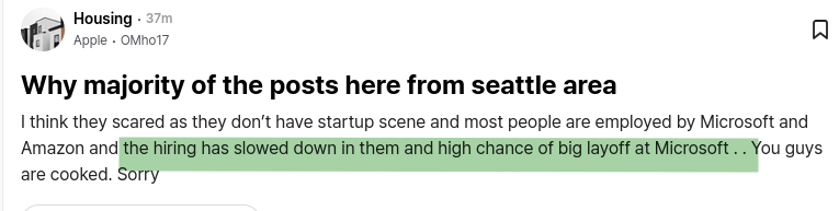 Why majority of the posts here from seattle area