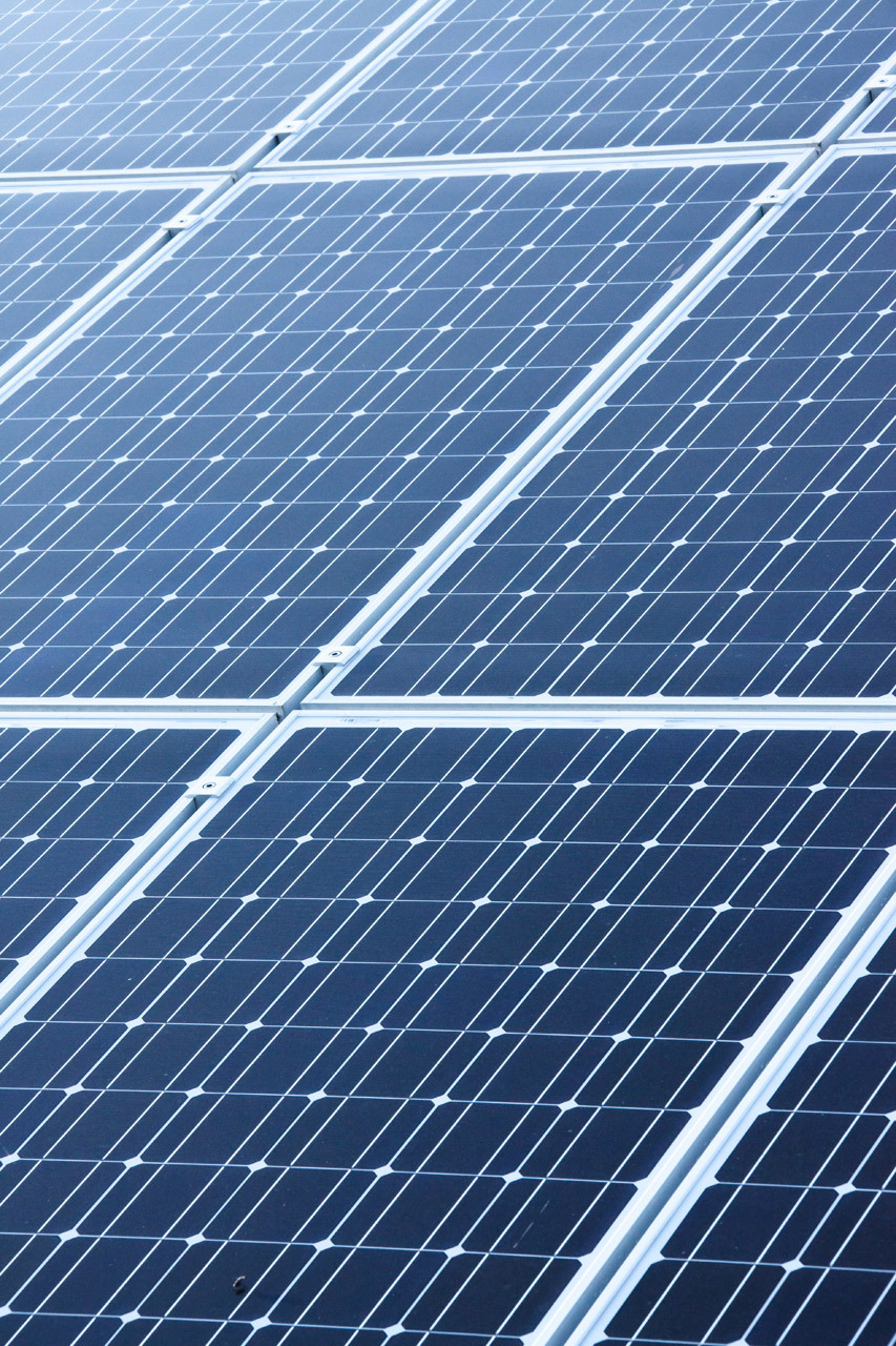 Solar panel background
