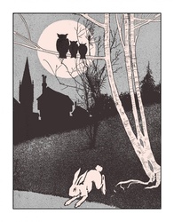 Vintage Illustration Landscape