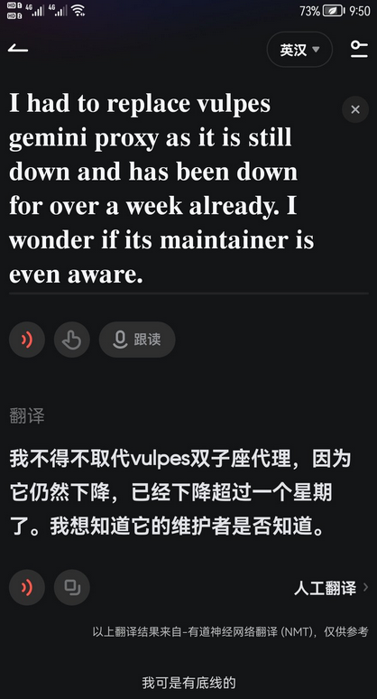 Google translation