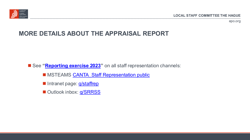 EPO appraisal slide 2