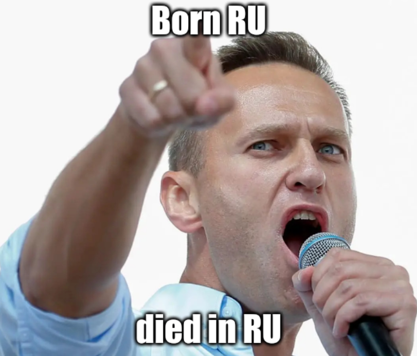 Alexei Navalny: Born RU, died in RU
