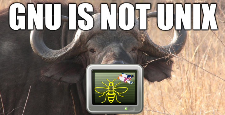 GNU is not UNIX