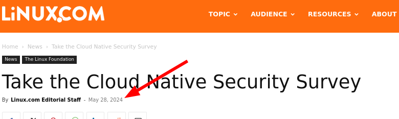 Take the Cloud Native Security Survey