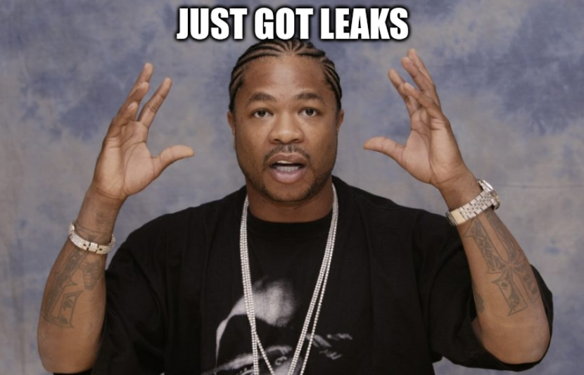 Xzibit: just got leaks