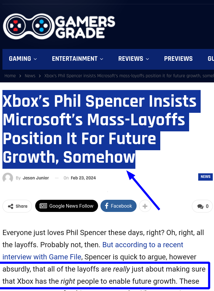 Xbox’s Phil Spencer insists Microsoft’s mass-layoffs position it for future growth, somehow