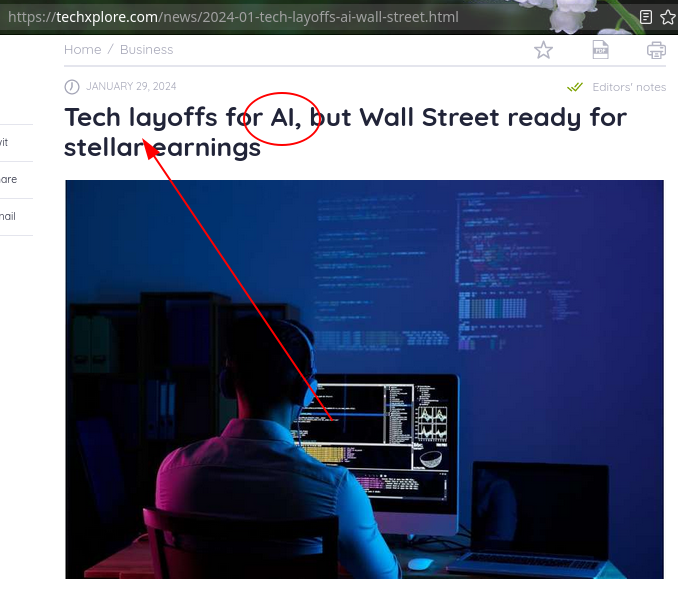 Tech layoffs for AI, but Wall Street ready for stellar earnings