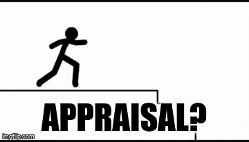 An appraisal? More like downpraisal; You only put them down