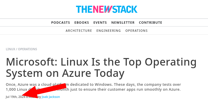 Microsoft: Linux Is the Top Operating System on Azure Today