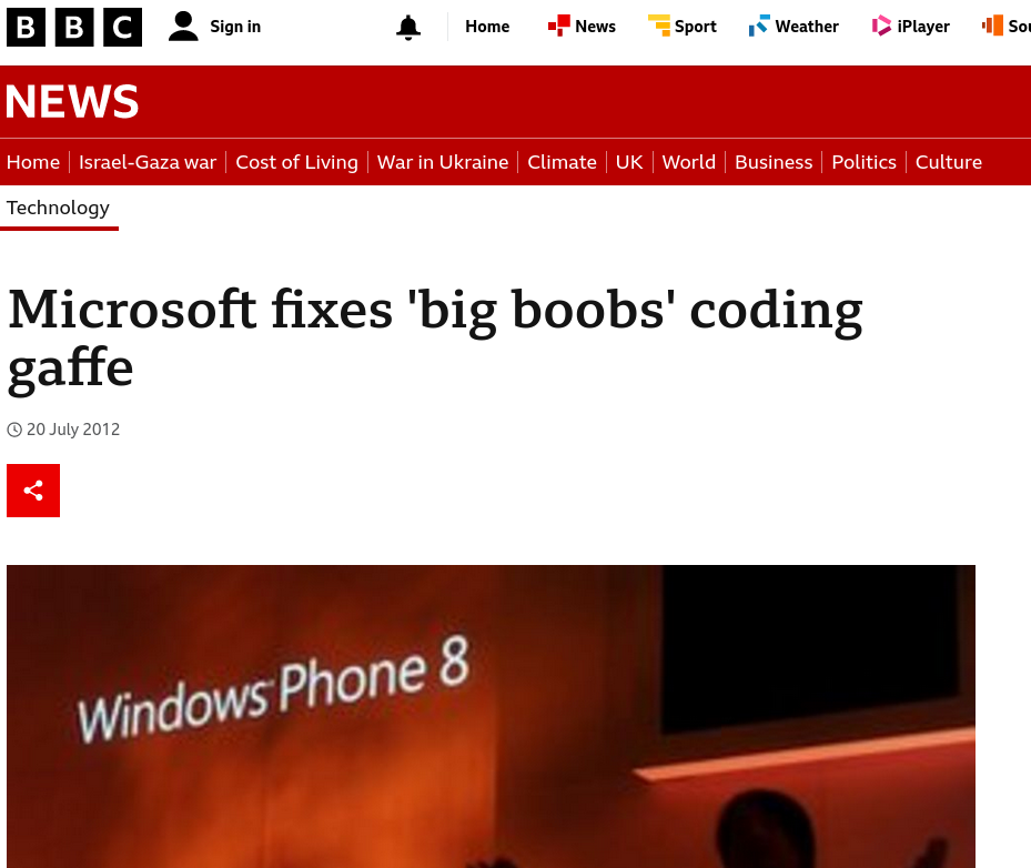 Microsoft Linux abuse