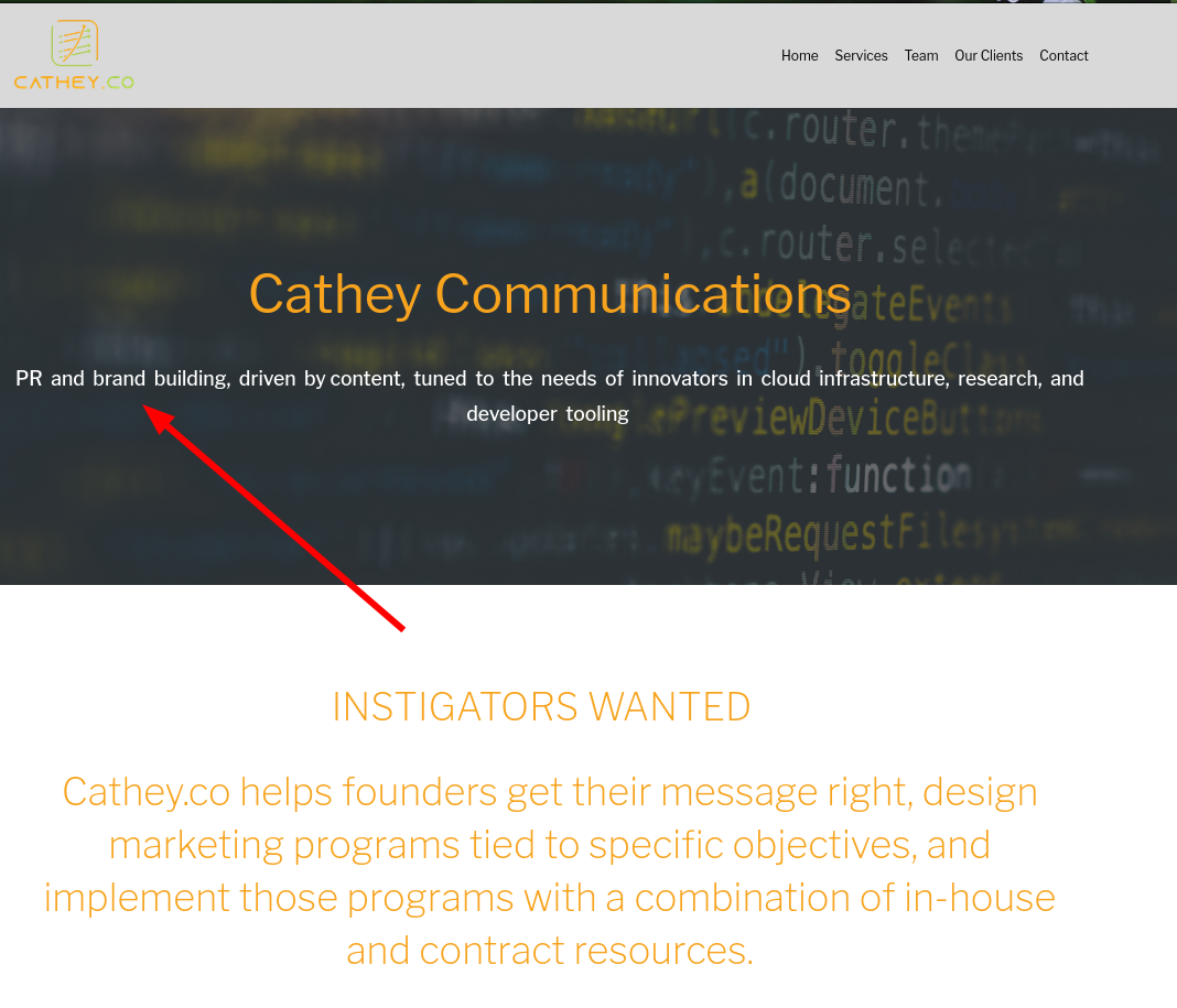 Cathey Communications: PR and brand building, driven by content, tuned to the needs of innovators in cloud infrastructure, research, and developer tooling 