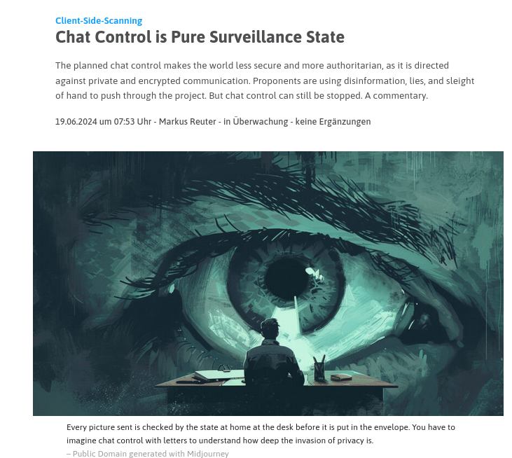 Chat Control is Pure Surveillance State