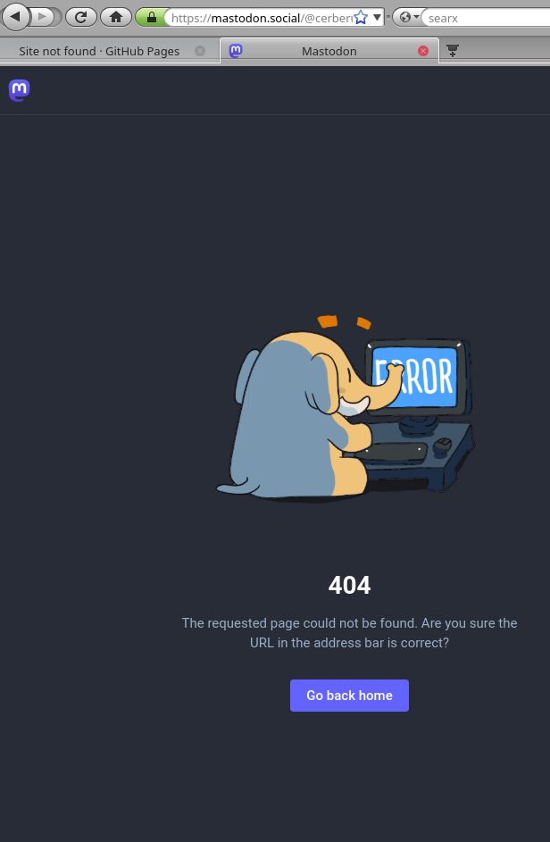 Mastodon deleted