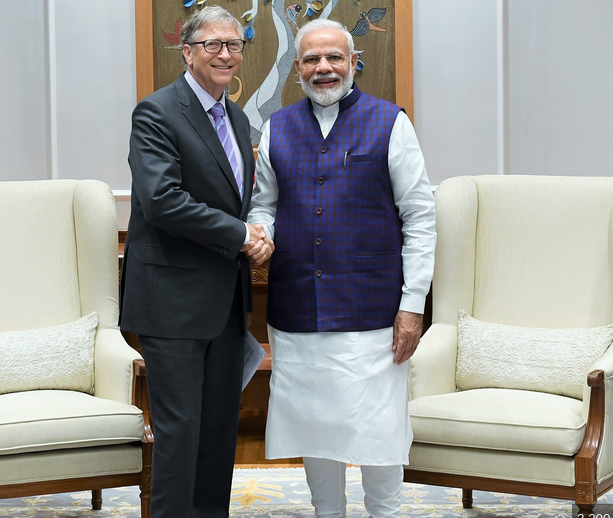 Bill Gates and Modi