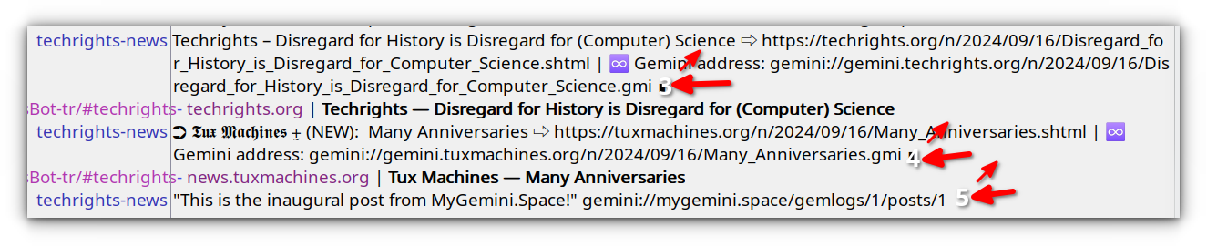 Gemini in IRC