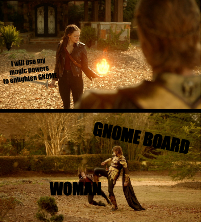 I will use my magic powers to enlighten GNOME; GNOME Board vs Woman