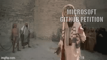 Microsoft GitHub petition, Twitter mob, Mastodon mob