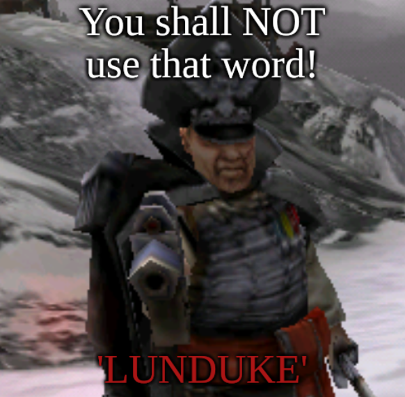 You shall NOT use that word! 'Lunduke'