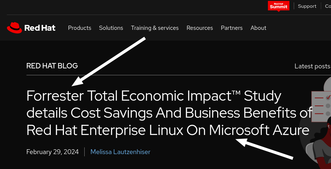 Forrester Total Economic Impact™ Study details Cost Savings And Business Benefits of Red Hat Enterprise Linux On Microsoft Azure