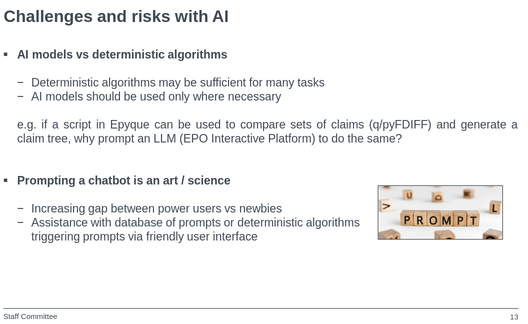European Patent Office slop presentation