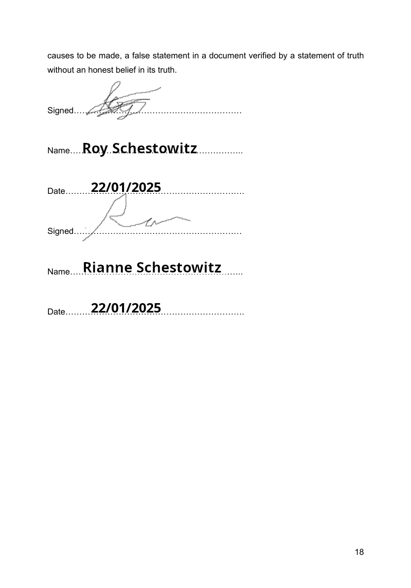 Defence and CounterClaim (DCC) 2025