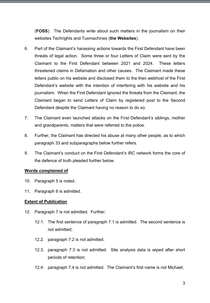 Defence and CounterClaim (DCC) 2025