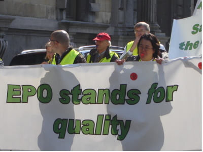 Software patents protest against EPO