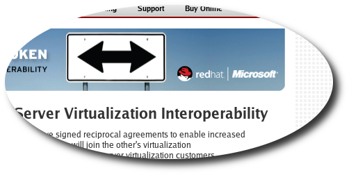 Red Hat-Microsoft page