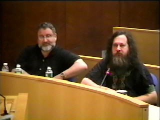 Richard Stallman and Eben Moglen